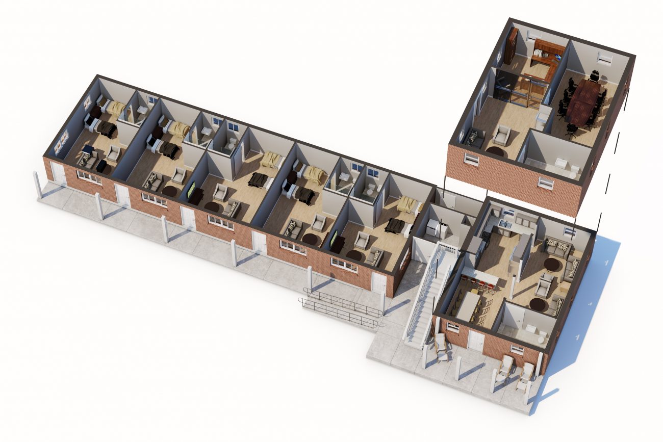3D Floor plans of Genesis Joy House