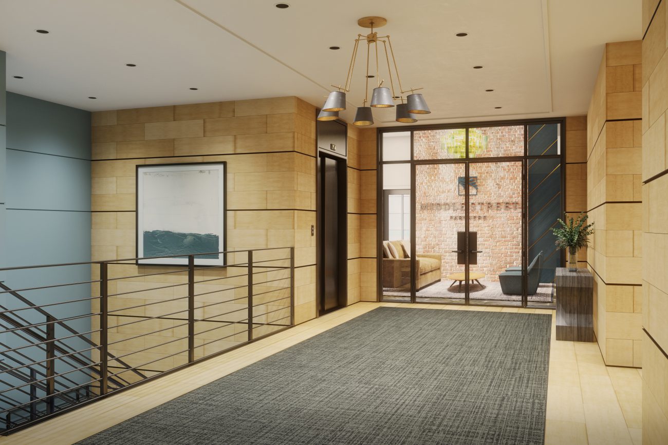 Interior of Office Entrance