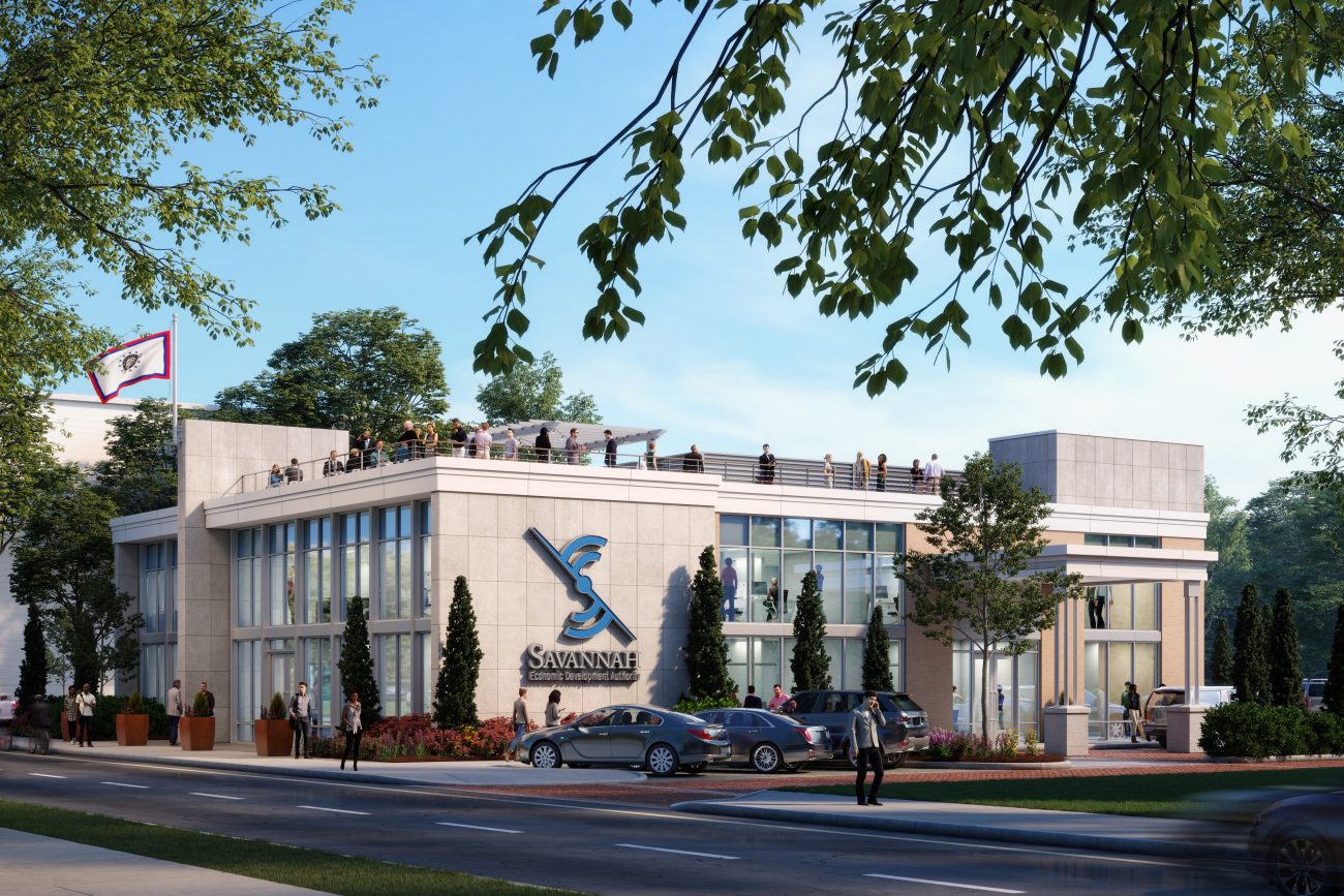 Exterior rendering of Savannah Economic Development Authority