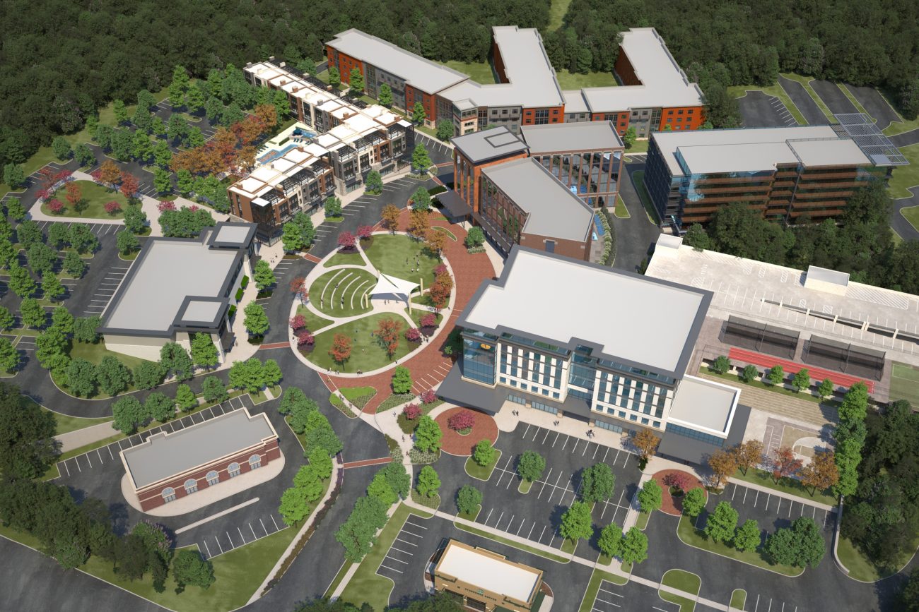 Site rendering of Mountain Brook Office Park