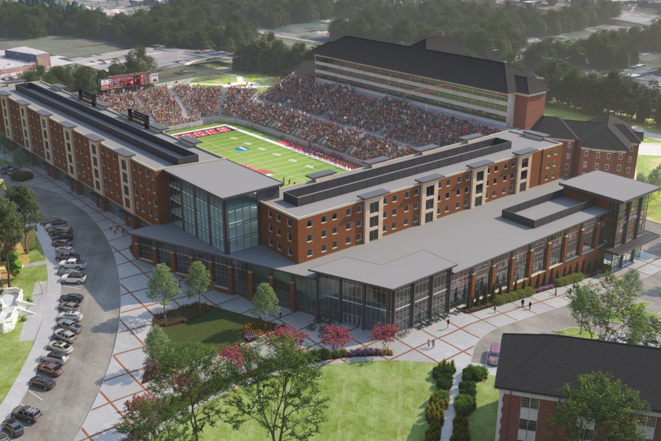 Architectural Rendering of JSU Stadium