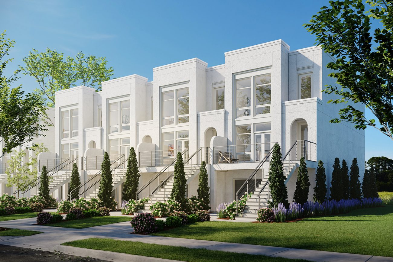 Exterior Rendering of Citadel Town homes