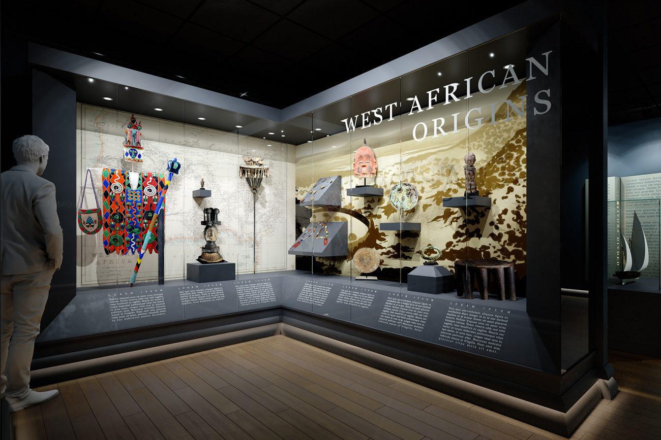 Interior of the Clotilda Museum