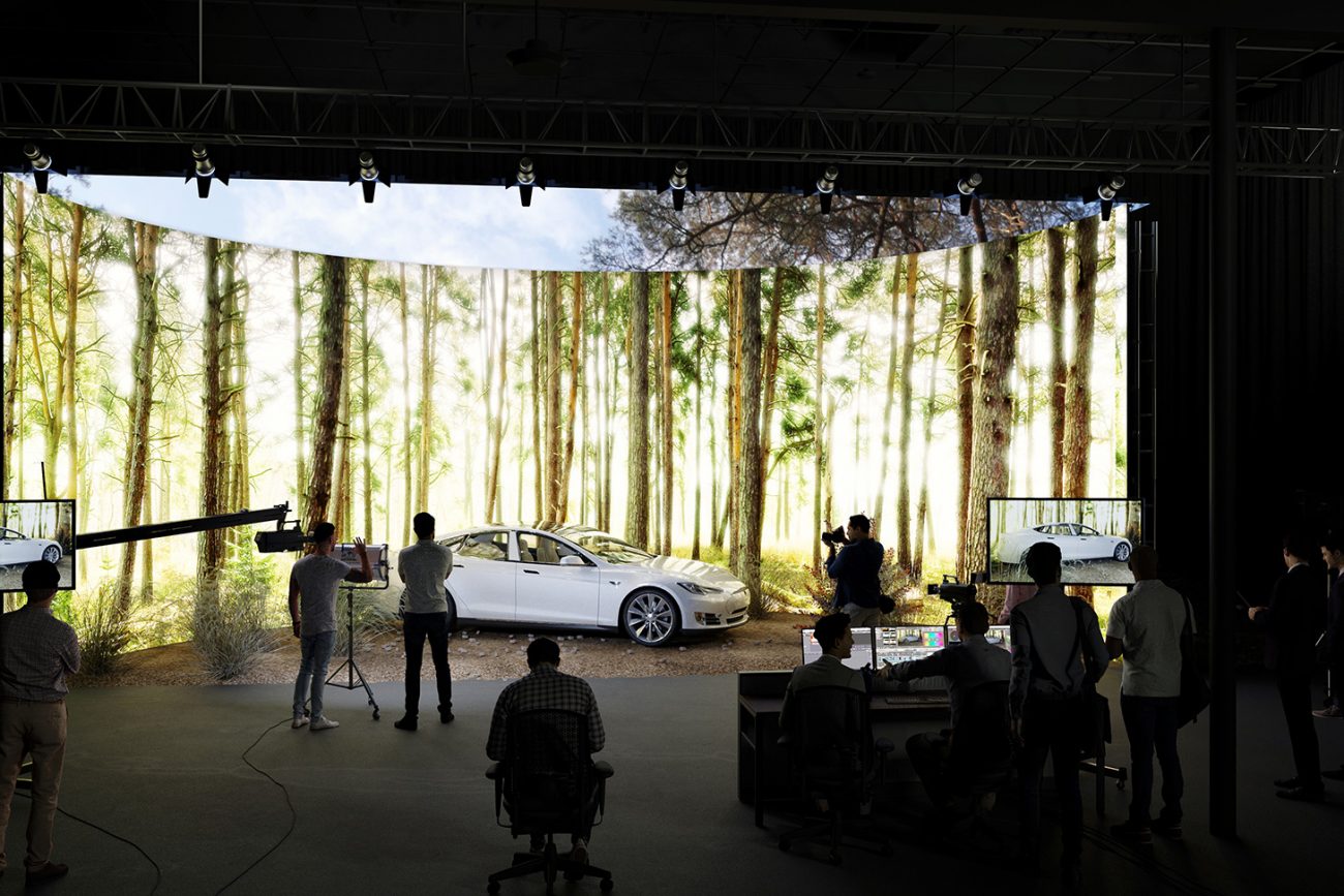 Interior of film set for SCAD