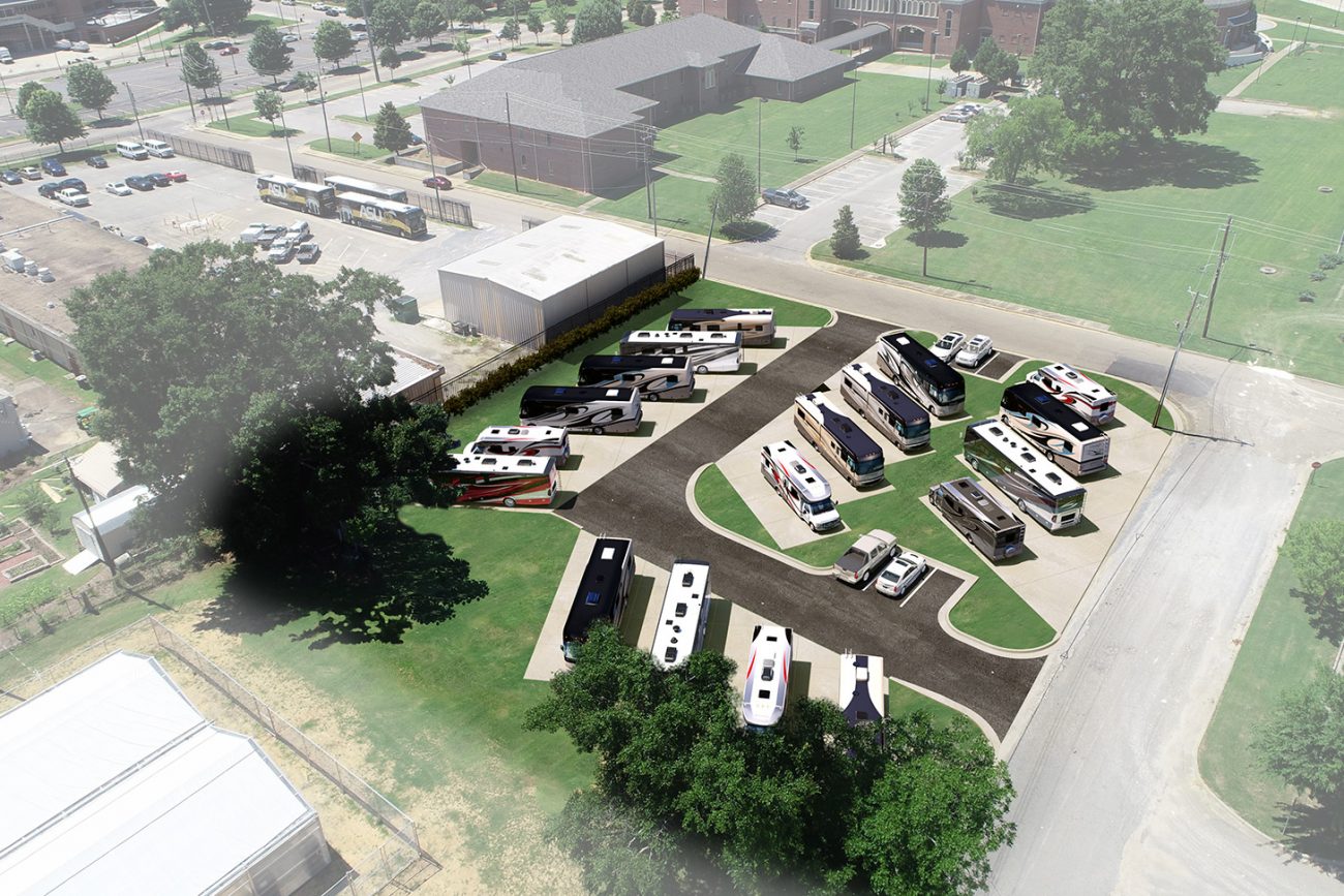 Site view of ASU RV Parking