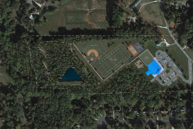 Site plan of Bagwell Boys and Girls Club