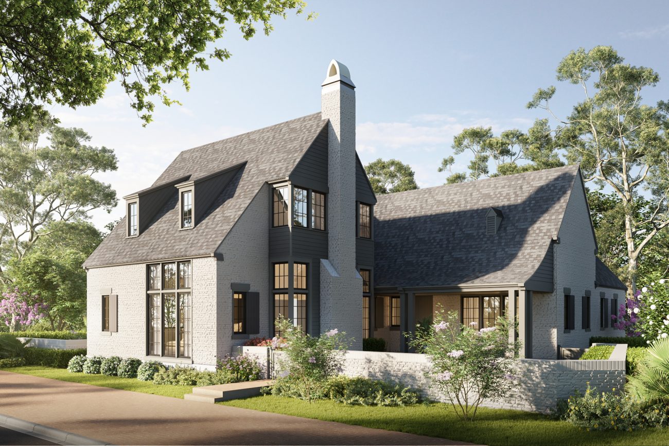 Exterior rendering of a residence at Silk Hope