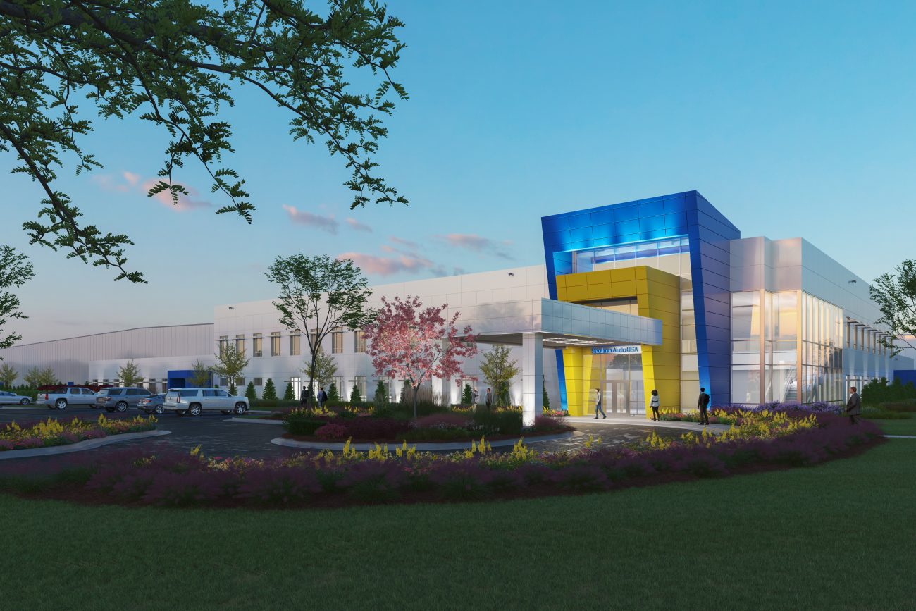 Exterior rendering of the Seohan Warehouse