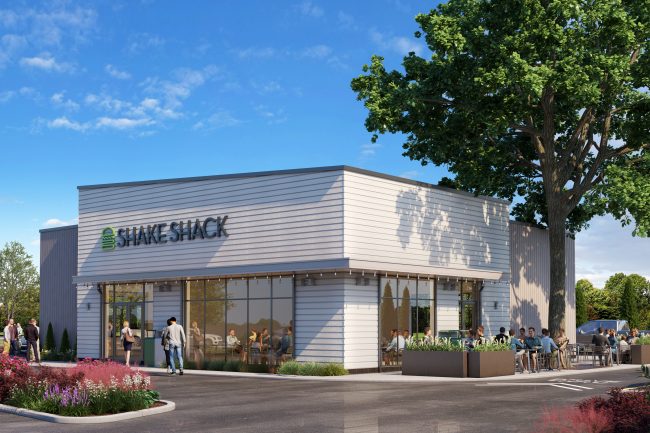 Exterior rendering of the Medlock Shake Shack