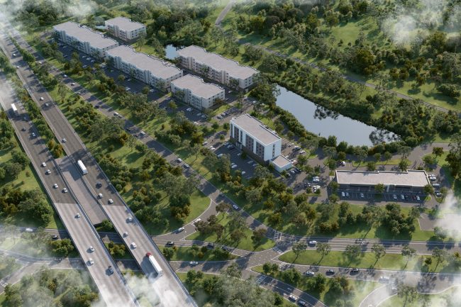 Site view of Rincon Mixed Use are.