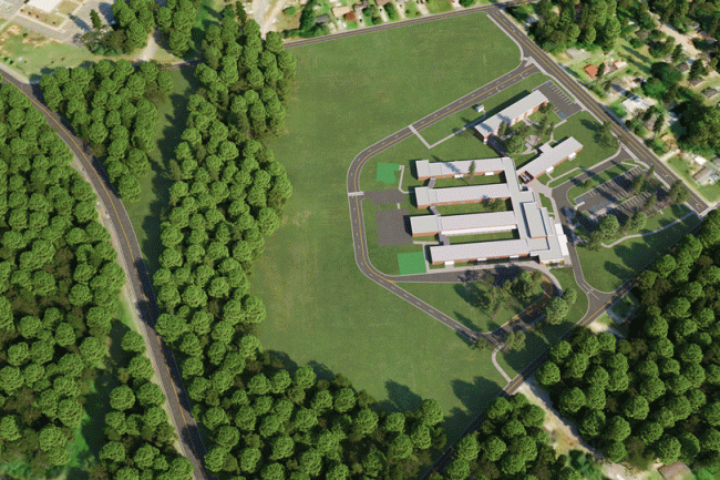 Construction phasing for Rock Hill Schools.