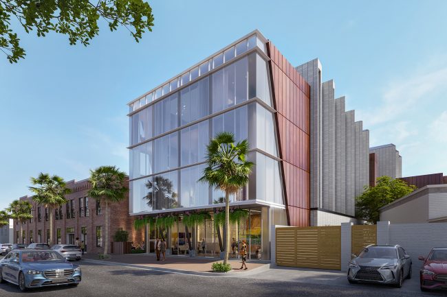 Exterior rendering of 3 MLK