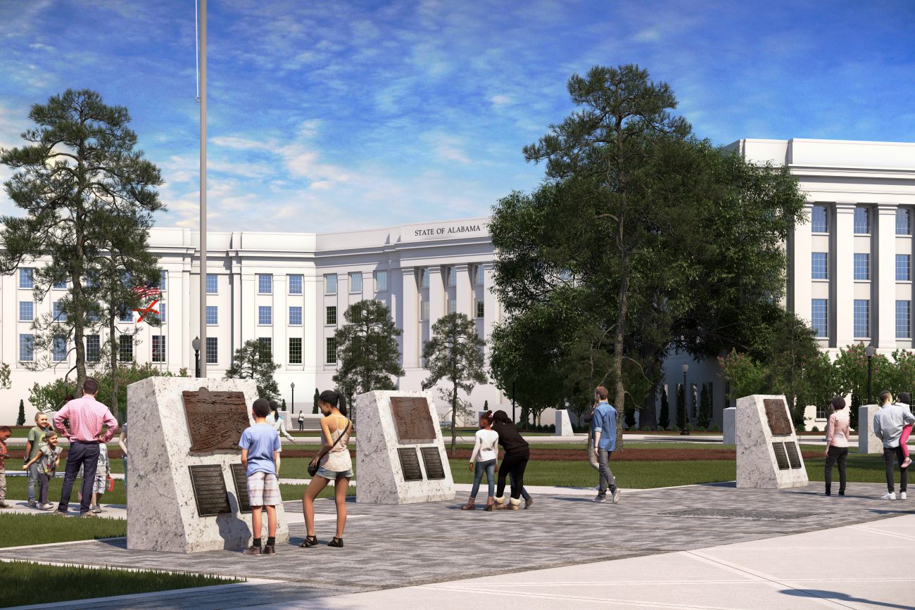 Exterior Rendering of Alabama Bicentennial Park