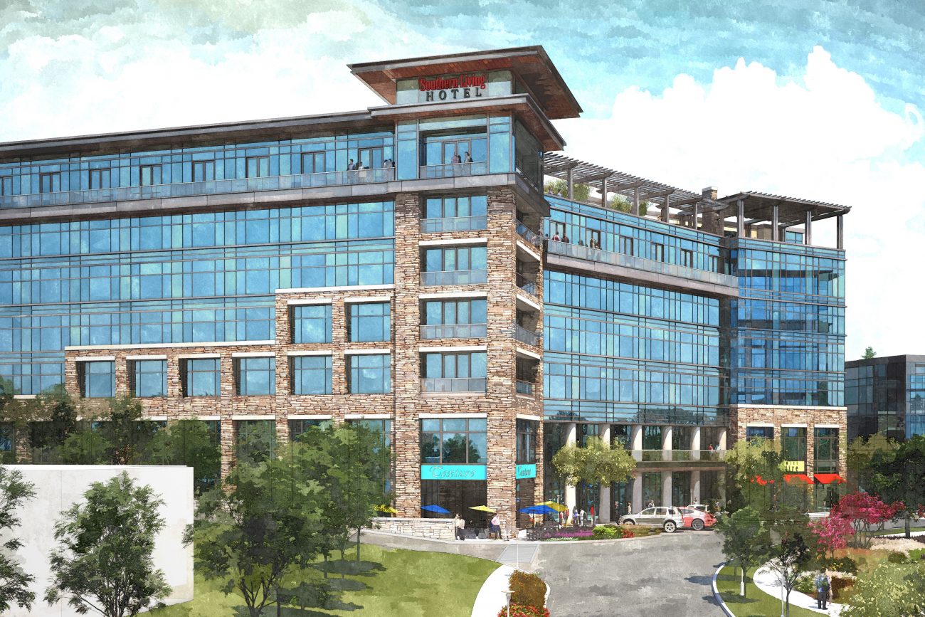 Watercolor Rendering of Mountain Brook Park