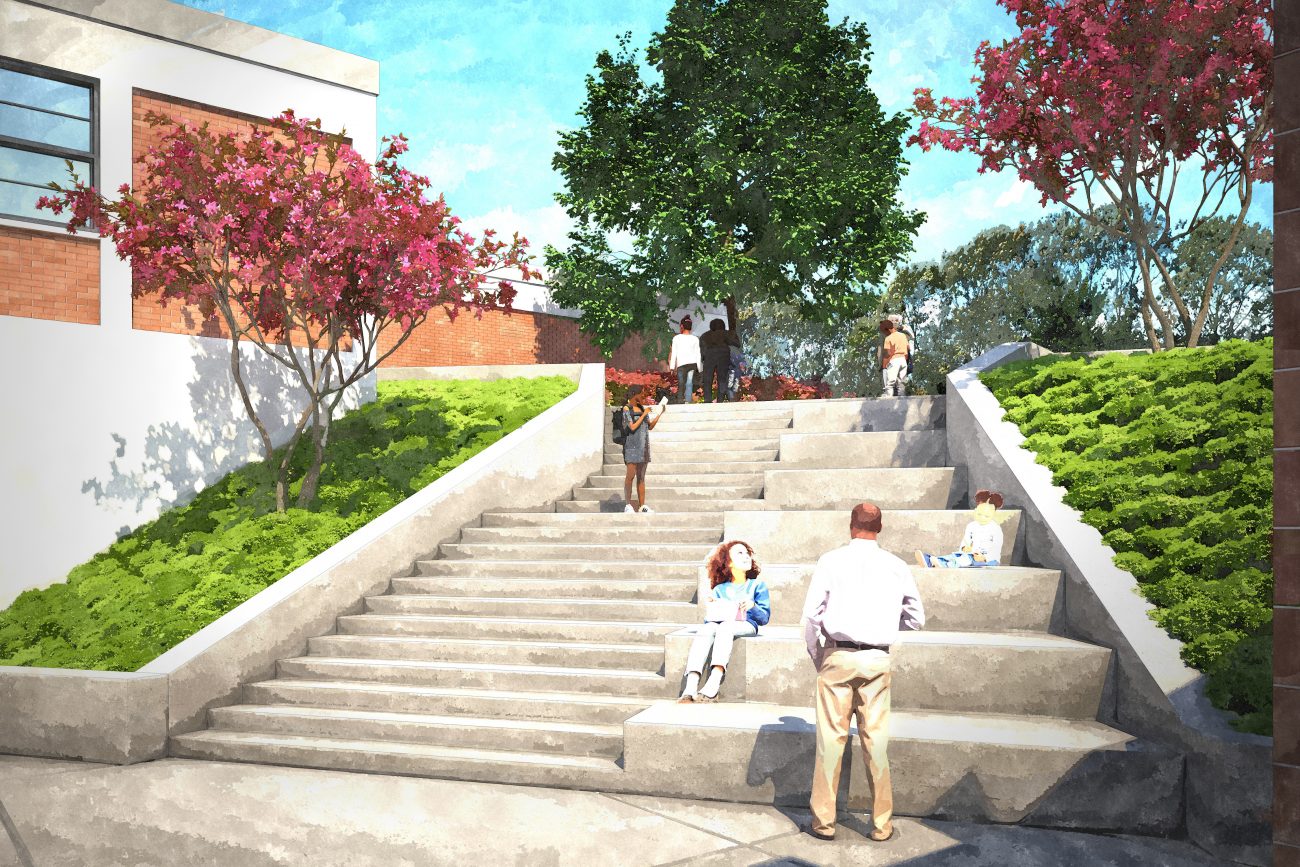 Traditional Rendering of Obama Academy