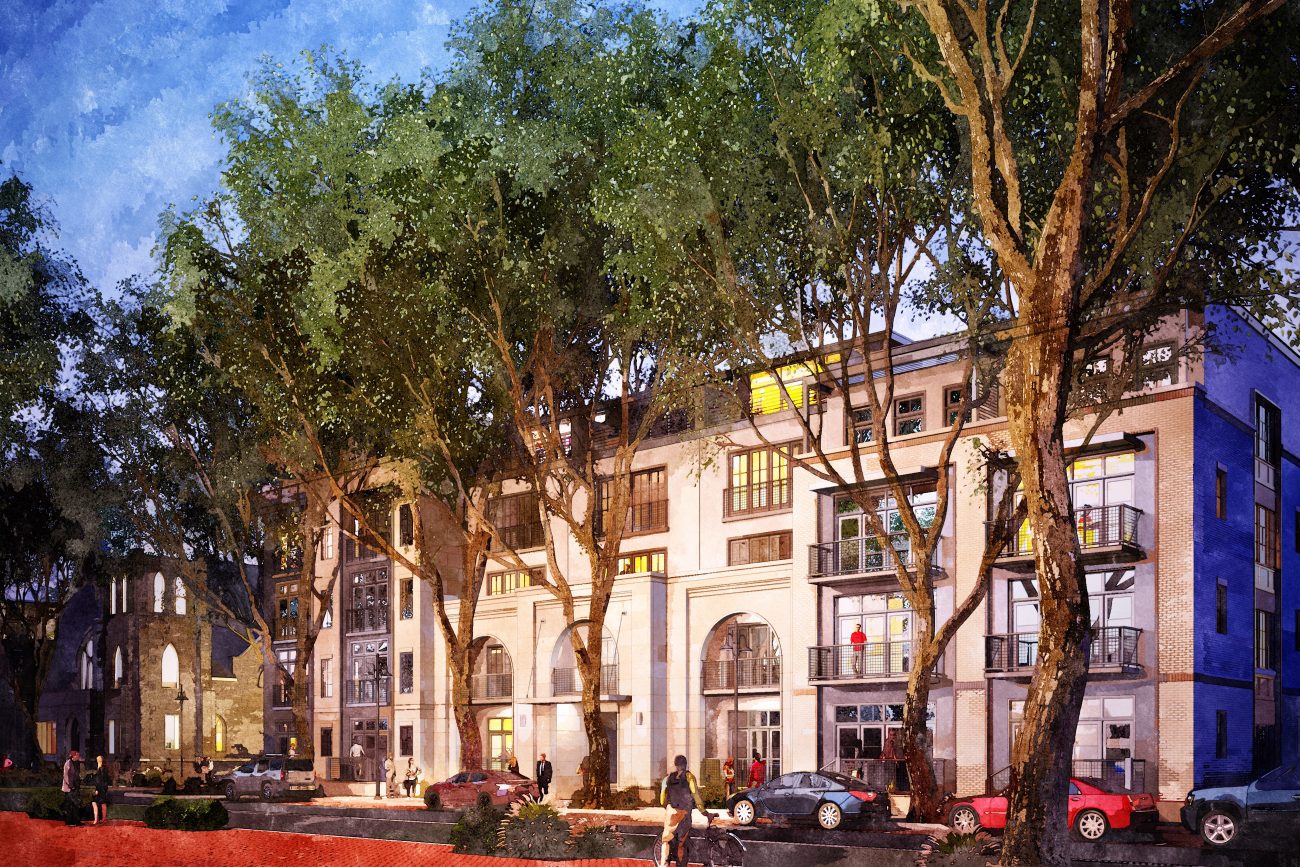 Traditional Rendering of Starland Village