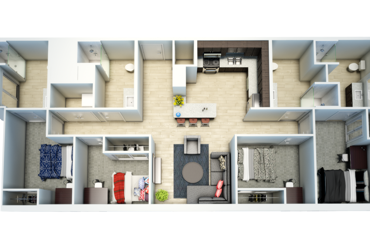 Uncommon Oxford Floor Plan by BLUELIME